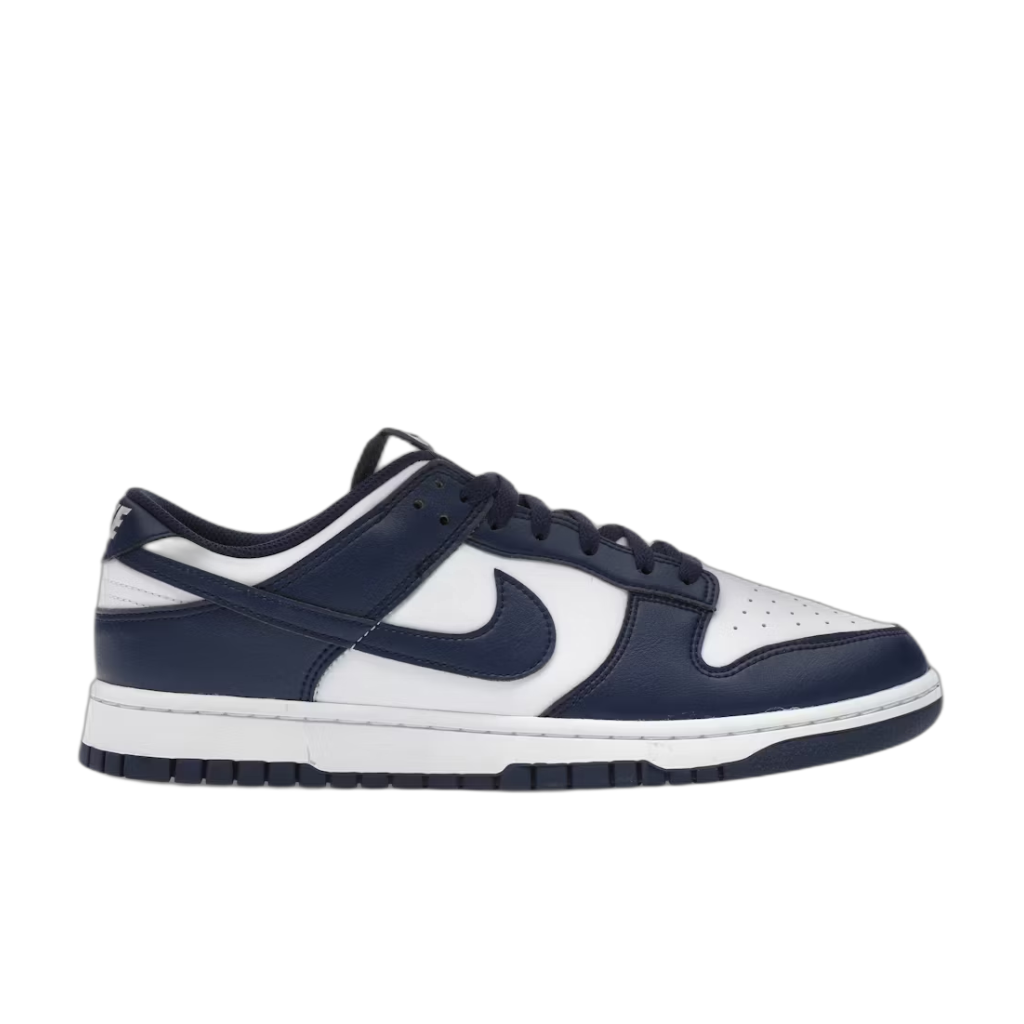 Nike Dunk Low White Midnight Navy